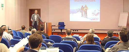 Dott. Pierluigi Nesler relatore ad un corso di implantologia